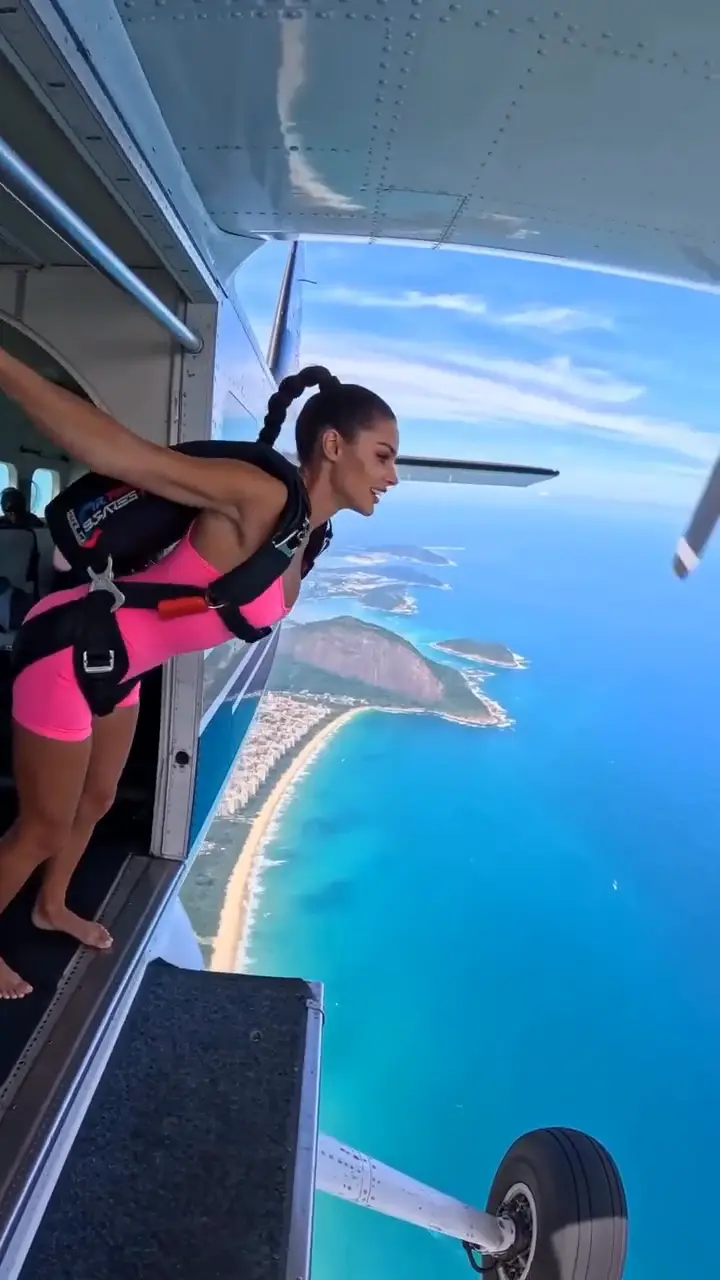 Skydiving AI video example